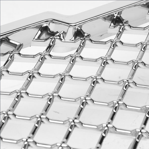 Chrome Mesh Front Grill Hood Bumper Grille Guard For 20022006 Cadilla
